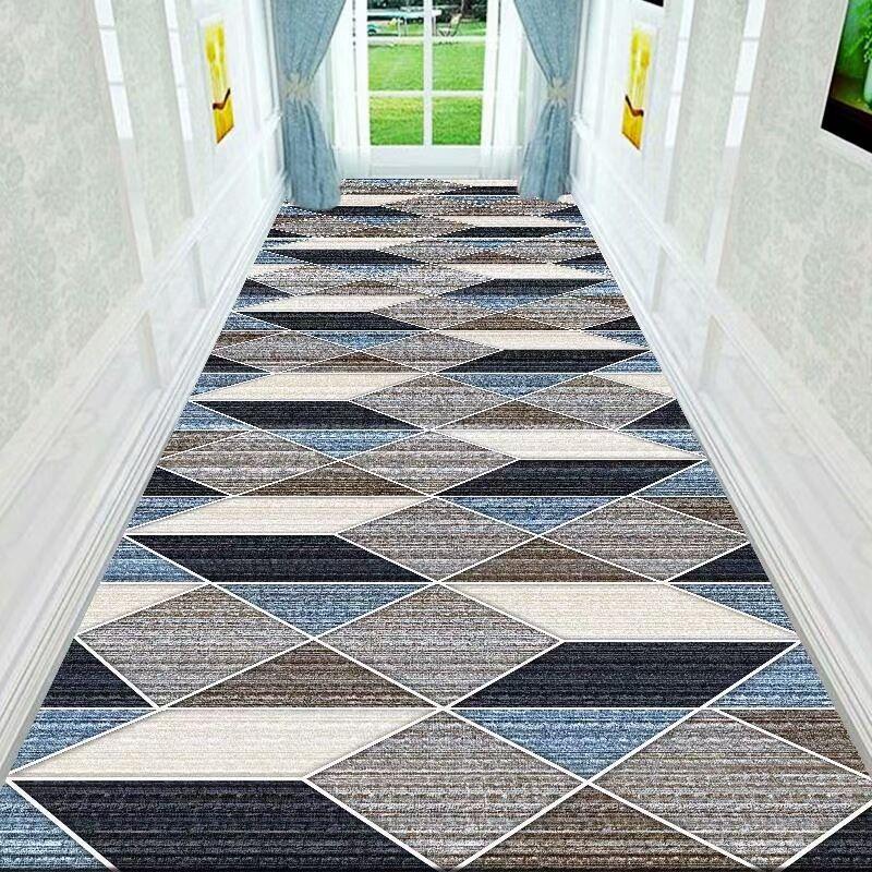 Moderner Minimalistischer 3D Hotel Flur Teppich Flur Eingangsteppich Zuhause Flur Bodenmatte