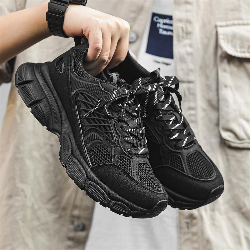 Neue Herren-Freizeit-Sportschuhe Mesh-Plateau Herrenschuhe trendige vielseitige Dad-Schuhe Herren