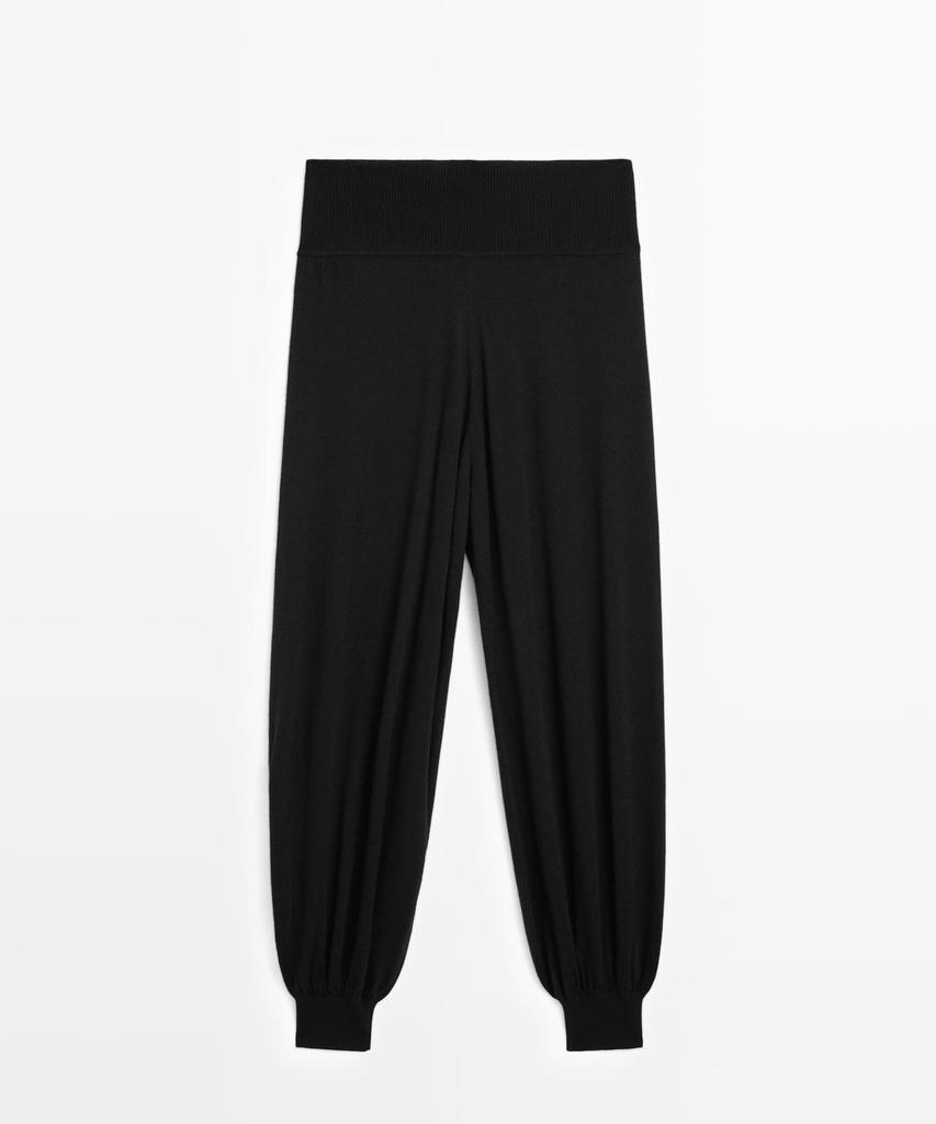 Masimodutti Wool Knit Sarouel Pants