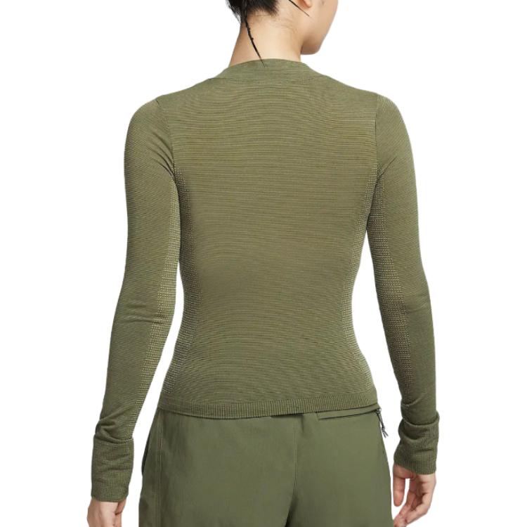 Nike ACG Dri-Fit Adv Sports Fashion Quick-Dry Long Sleeve T-Shirt Women Tops Green FV7334-222