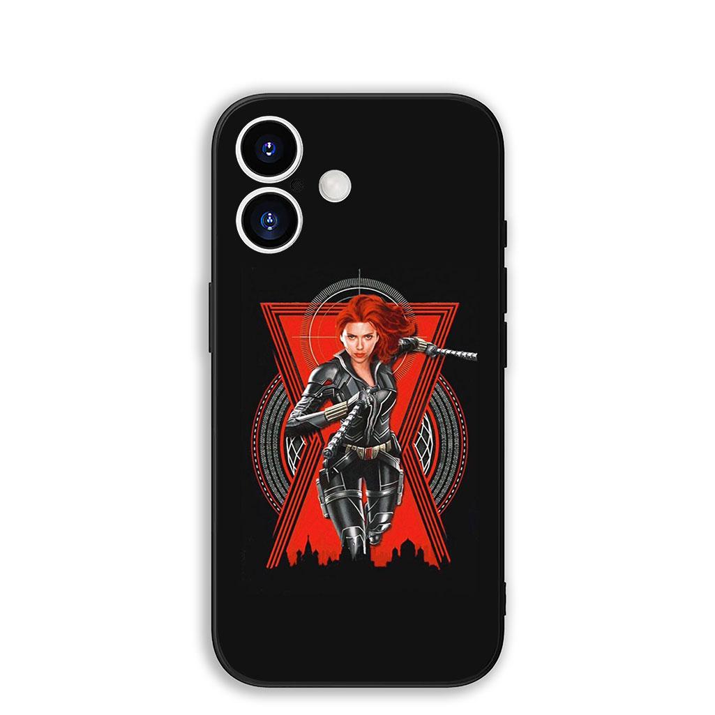 

Cover for Motorola Moto Edge 70 60 Fusion NEO Pro G Stylus G56 G96 G52 G04 G05 Protective Phone Case Black Marvel Comics Widow Motorola Moto G84