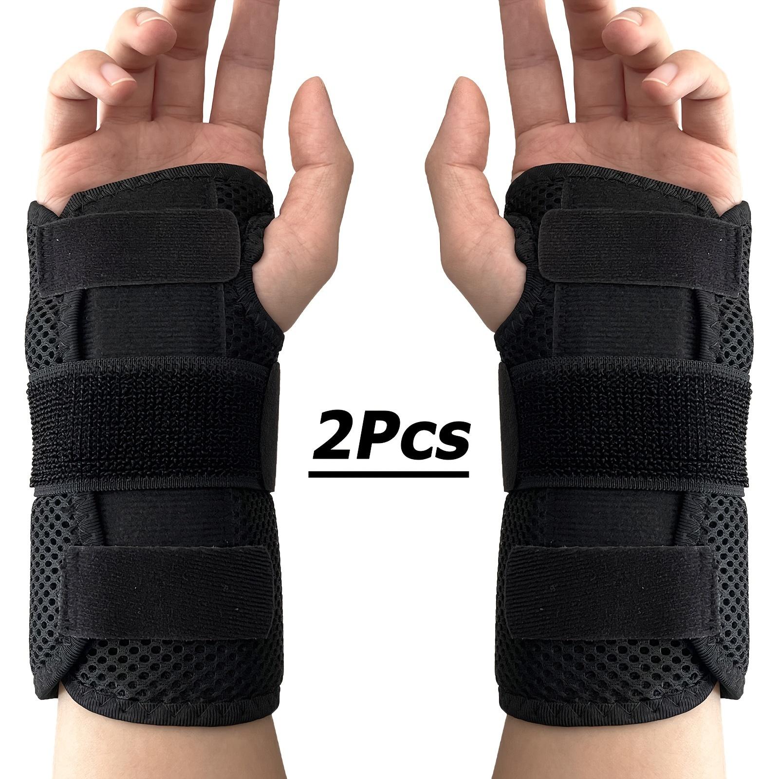 

2pcs Double-panel Wrist Strap with Triple Fixing - Strong Support, Breathable and Comfortable for Sports and Everyday Elegance чёрный