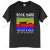 Rock Hard Caulking Services TShirt You Got A Hole Well Put Our Caulk In It Generic Vintage Unisex  Funny Digital Print