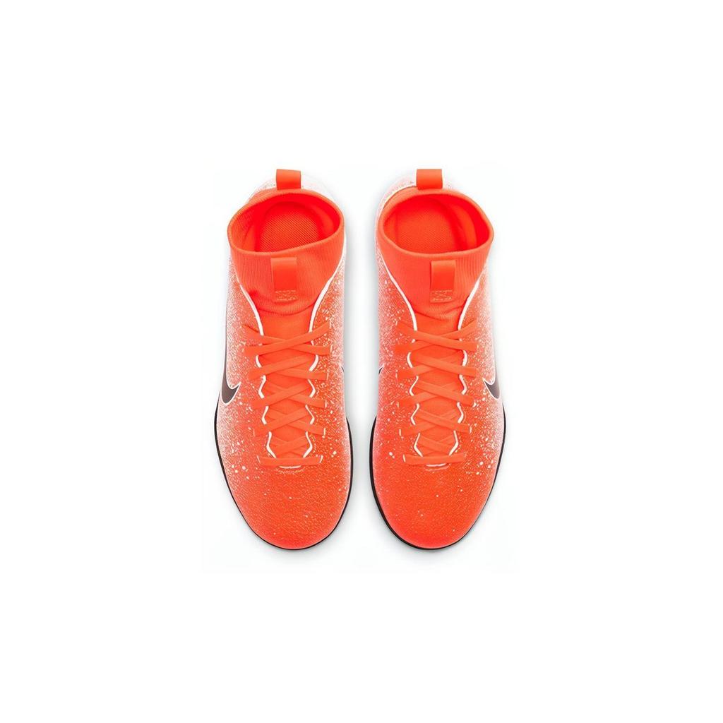 Nike Superfly 6 Club TF GS Hyper Crimson Black Kids Sneakers Orange White AH7345-801