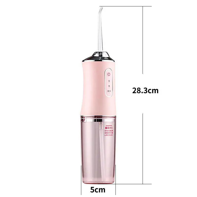 Portable Smart Electric Oral Irrigator Water Flosser 4 Jets 3 Modes Rechargeable Dental Water Jet Irrigator Dental Teeth Cleaner