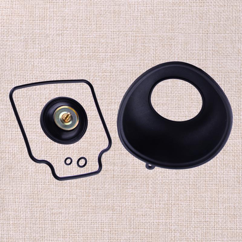 4 Sets Motorcycle Carburetor Carb Repair Float Air Cut-off Valve Diaphragm Kit Fit for Honda NX650 XR650L