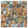 100 Pieces of Cute Animal Stickers Mobile Phone Water Cup Waterproof Decorative Stickers Children's Hand Account Stickers