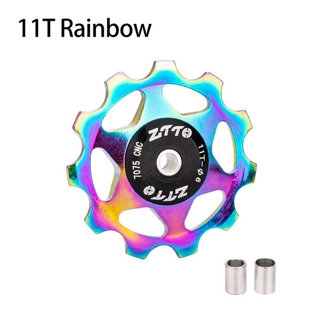 ZTTO 11T 13T MTB Bicycle Rear Derailleur Jockey Wheel Steel Bearing Pulley AL7075 CNC Road Bike Guide Roller Idler 4mm 5mm 6mm
