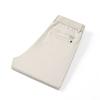 Spring and summer new European, American, Japanese and Korean light gray elastic cotton slim straight casual nine-point pants men's pants