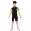 Children's 2.5MM Split Thermal Diving Suit Men Girls Long-sleeved Shorts Surfing Jellyfish R026