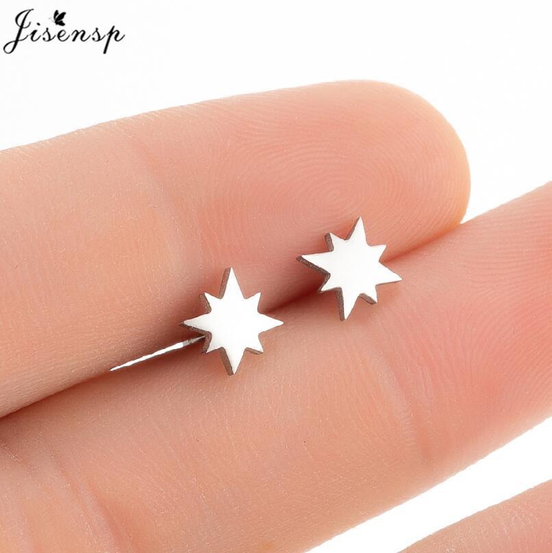 Ethnic Sun Totem Stud Earrings Personality Stainless Steel Heart Key Lock Arrow Earings for Women Geometric Jewelry Oorbellen