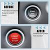 Car Engine Start Stop Button Cover Trim Sticker for Range Rover 2013- Red
