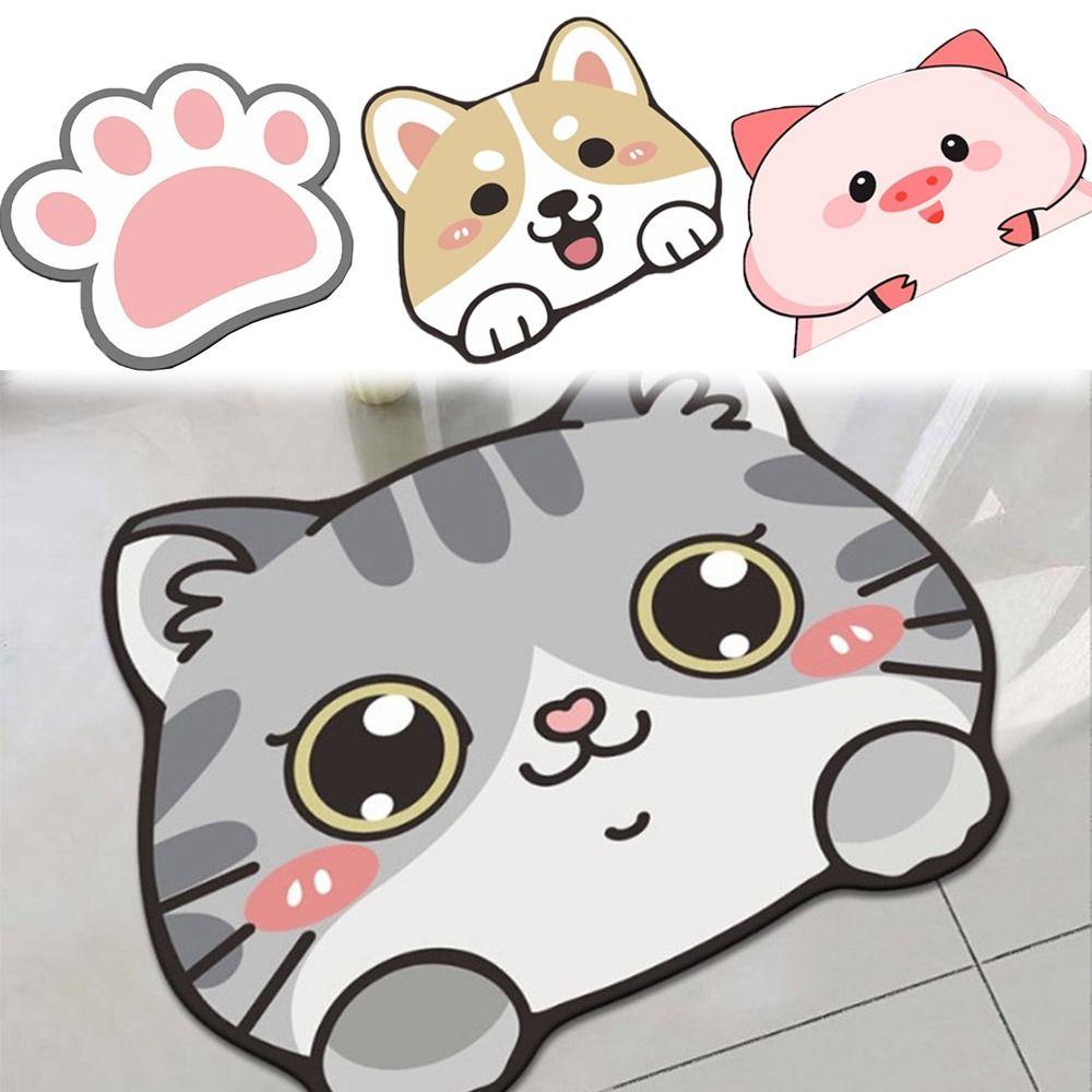 40x60cm Floor Mat Cat Paw Foot Mat New Bathroom Mat