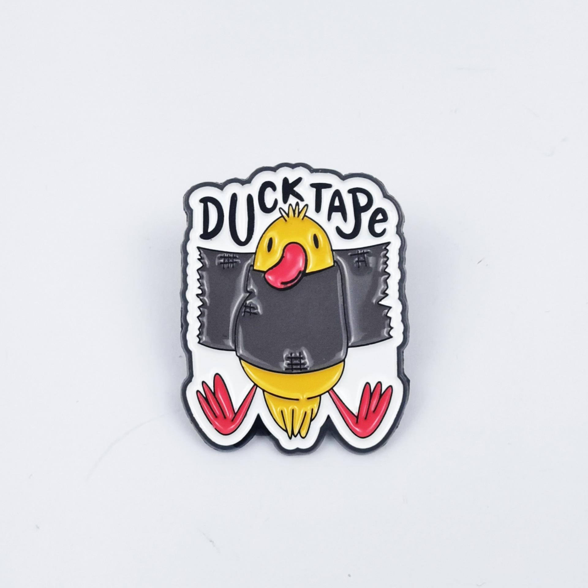 Cartoon Frog Alloy Brooch: Creative Cute Animal Badge with Letter Design