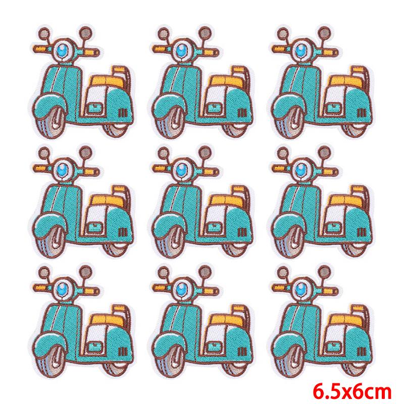 10 teile/los Großhandel Stickerei Patch Eisen Auf Patches Für Kleidung Patches Auf Kleidung Jacken Dekor Applikation Nähen Liefert