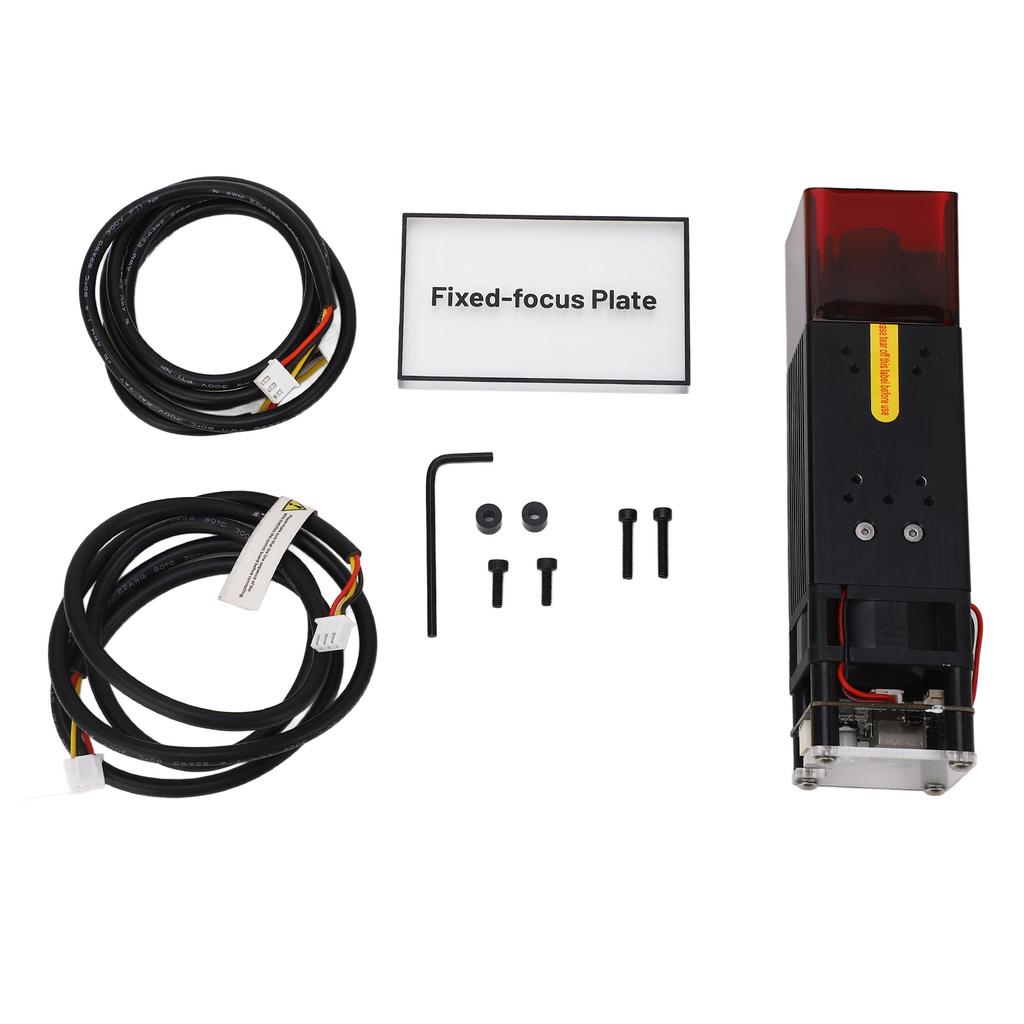 Laser Engraver Module 40W 450nm Fast Cutting Speed Eye Safety Quiet CNC Laser Engraving Module 12V