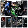 Phone Case Cover for Samsung Galaxy S26 S25 S24 S23 S22 S20 S21 FE Ultra Plus S25 Edge 5G Soft TPU Capas Motorcycle Rider Fundas