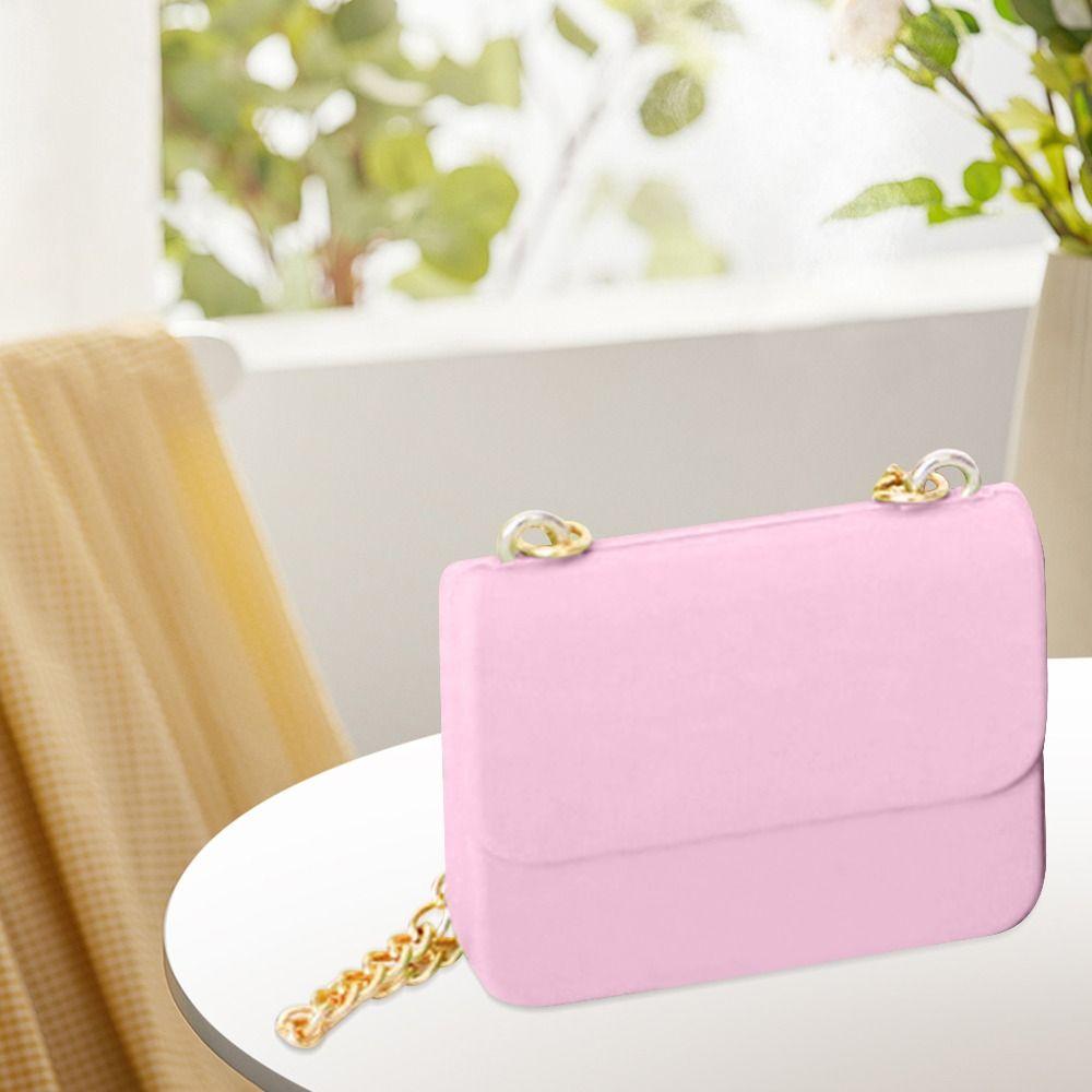 10 Styles Doll Purse Handbag Fashion Lady Leather Bag Dollhouse Chain Handbag for 1/6 Doll