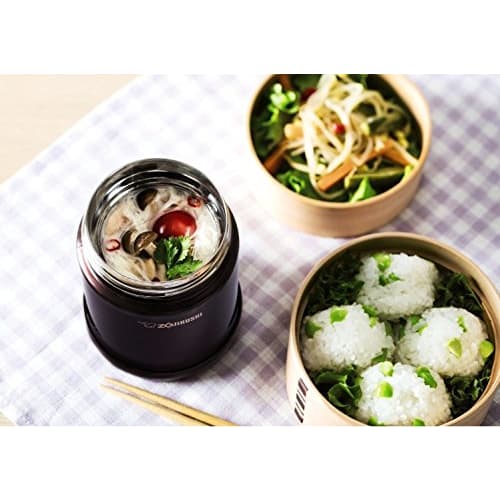 ZOJIRUSHI Stainless Steel Food Jar 350ml Demi-Glace SW-EE35-TD
