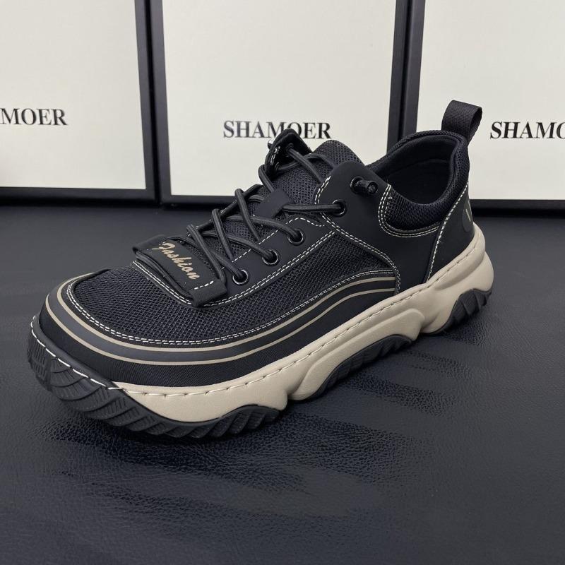 Designer Shoes Men Summer 2025 Comfortable Thickness Casual Sneakers Soft Wear-resistant Man Training Shoes Zapatos Para Hombre