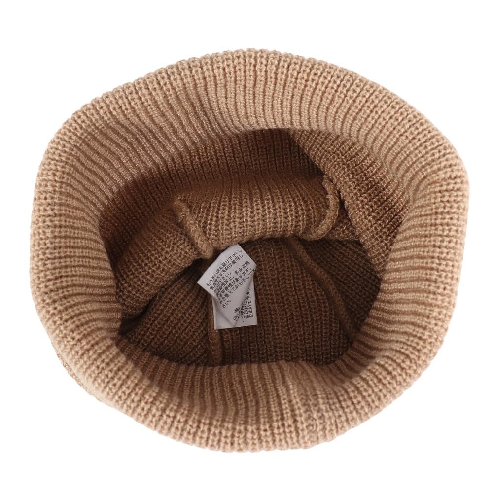 The North Face Stitchwork Kelp Free Size Beanie, Unisex, Stretch, Warm, Tan,