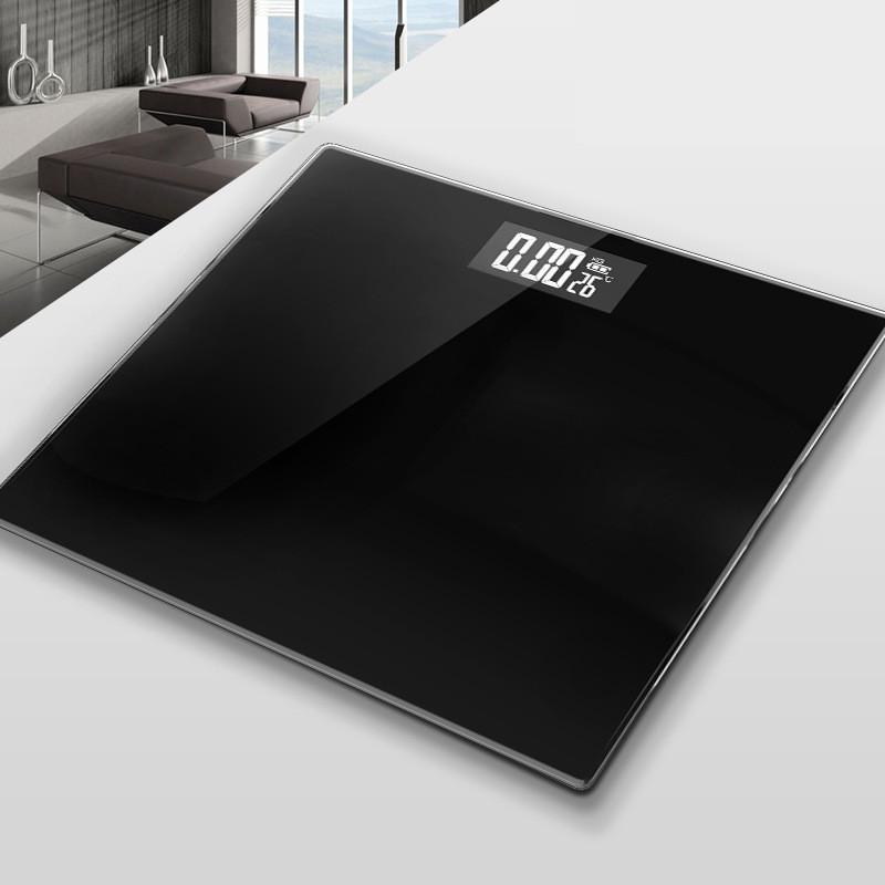 Bathroom Body Floor Scale Glass Smart Electronic Scale USB Charging LCD Monitor Weight Digital Scale