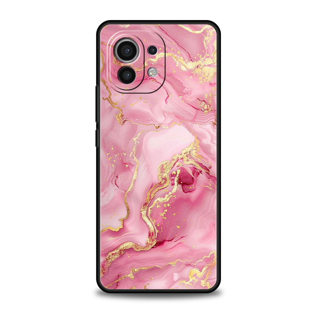 Watercolor Marble Phone Case For Xiaomi 15 14 13 12 Lite 14T 13T 12T Pro Poco X7 X6 X5 X4 X3 NFC F7 Ultra F6 Pro Soft Cover