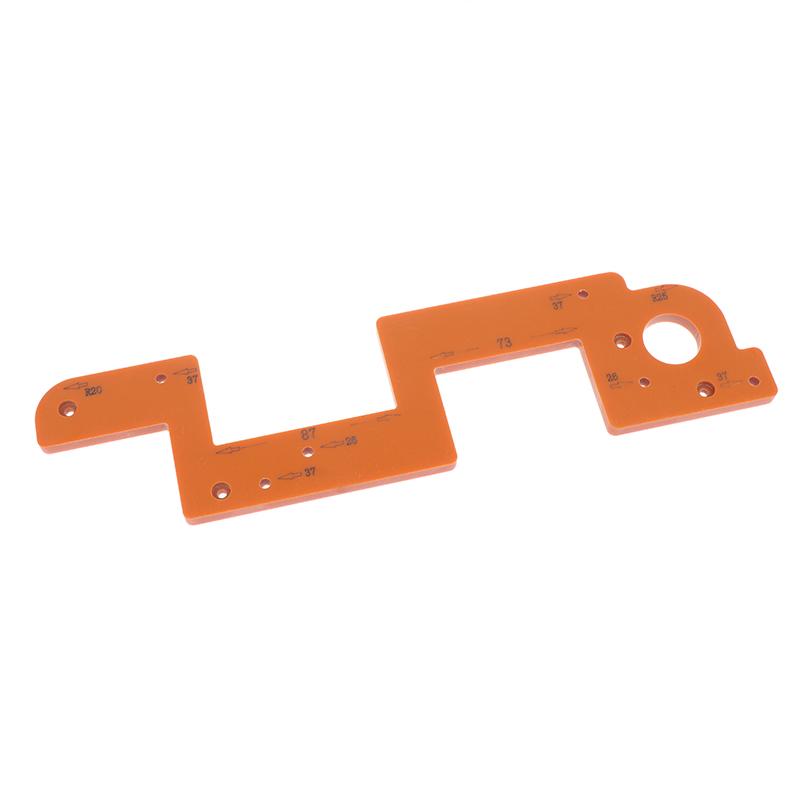 Invisible Embedded Handle Slotting Template Slot Positioning Tool For Wardrobe Kitchen Handle Cabinet Door