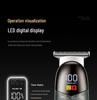 Men's Mini Electric Hair Clipper with Digital Display for Salon-Quality Shaving and Trimming