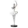 Counterweighted Base Figurine Ballet Dancer Figurine, Ballerina Statue with Stable Round Base, Resin Artistic Dance Sculpture Figurines, Elegant