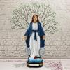 Quality Resin Marys Jesuses Statue Light Yet Solid Faith Inspireds Home Accent Catholic Figurine Ornamentation