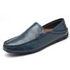 High Quality Genuine Leather Men Shoes Luxury Brand Mens Loafers Slip on Driving Flats Comfy Handmade Moccasins Outdoor Footwear