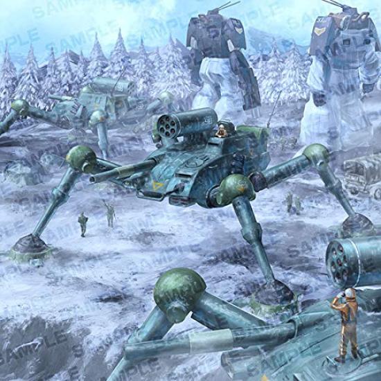 COMBAT ARMORS Fang of the Sun Dougram MAX15 Scale Abitate F35C Blizzard Gunner Scale Assembled Plastic Model 1/72 1/72 PS&PE