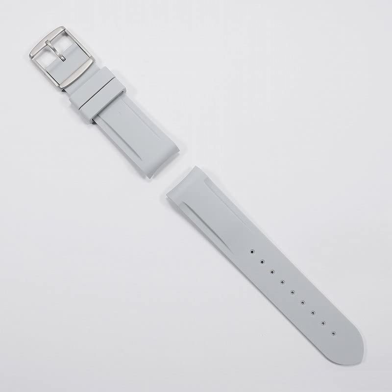 Swatch x Omega Exclusive Rubber Strap with Buckle (Light Gray)