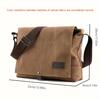 Men Minimalist Classic Textured Crossbody Bag, Fashion Casual Commuter Shoulder Pack, Ideal Daily Bag For Workplace Commute And Outdoor Travel Trips
