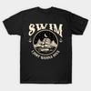 Asian Size Cotton Unisex Tshirt Print T-shirt Ship Swim Bts T-shirt No-Cut Print Regular Fit