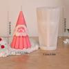 Santa Clause Shaped Silicone Soap Mold DIY Silicone Candle Molds Clay Mould Soap Making Molds Silicone Material for Soap