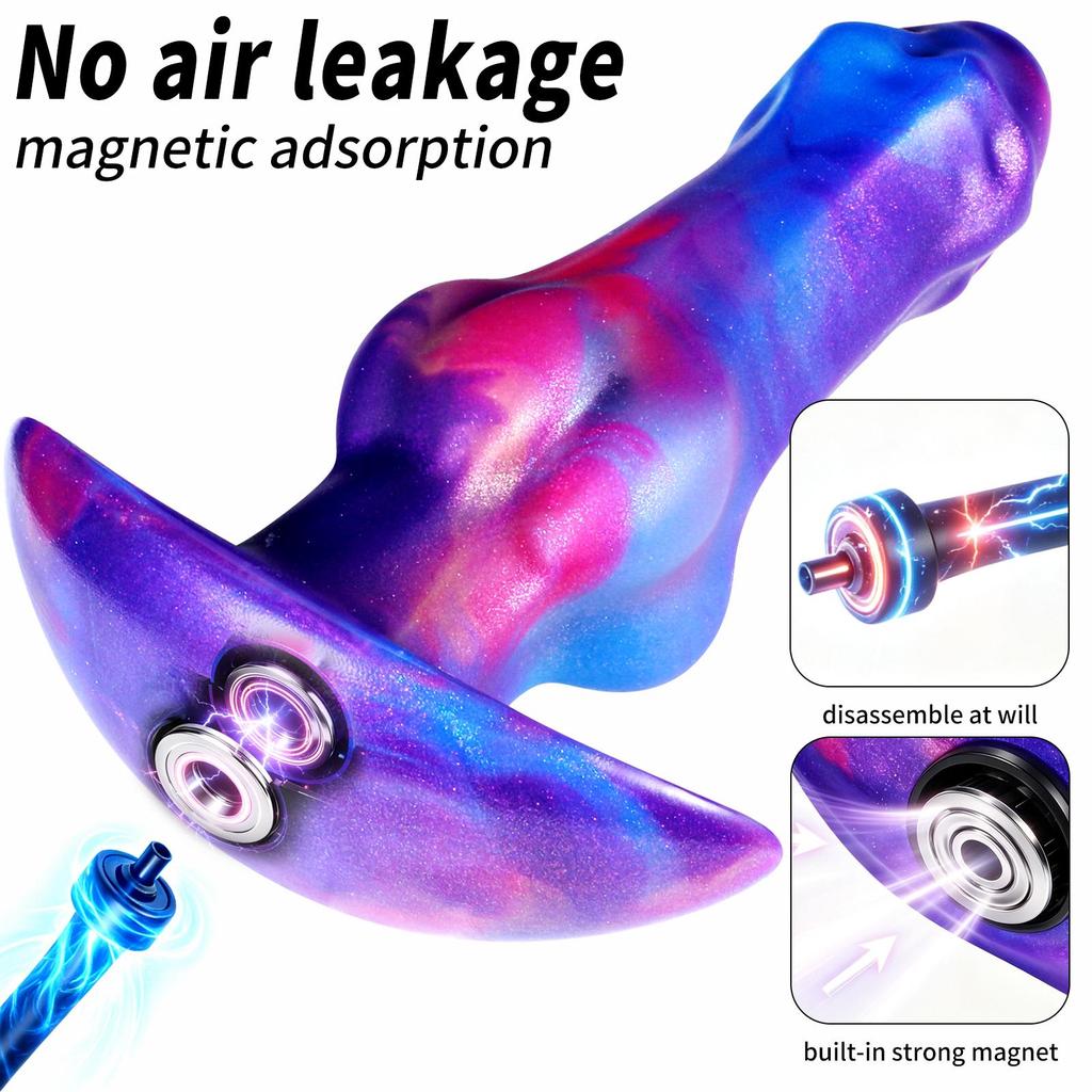 New Colorful Liquid Silicone Anal Plug – Realistic Phallic Design, Suitable for Anal Play and Masturbation (BDSM/Adult Toy #S)