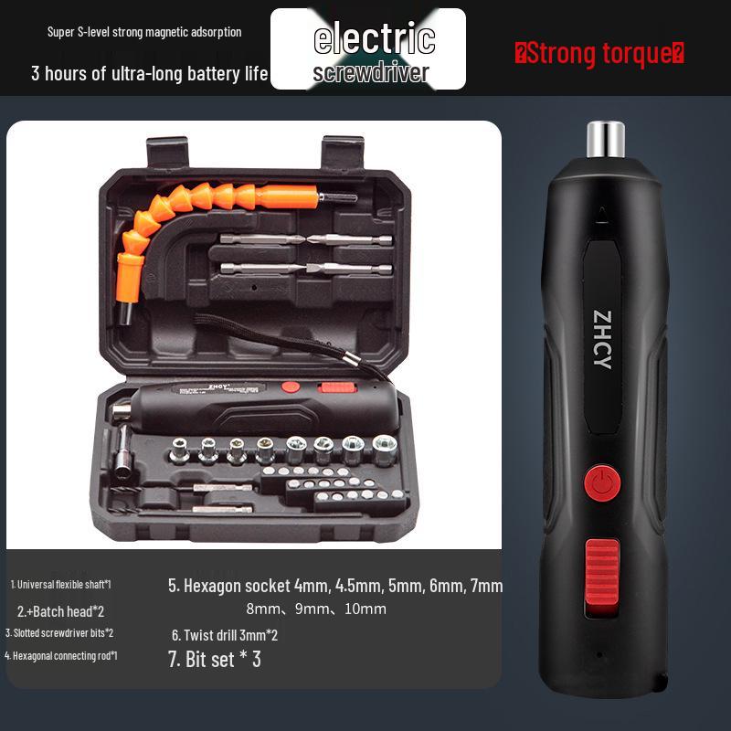 Cordless Multi-Function Electric Drill & Screwdriver Set