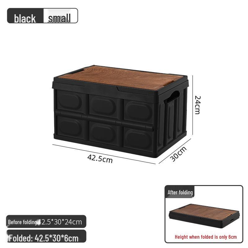 Golden Cat Outdoor Folding Storage Box for Camping & Car Trunk