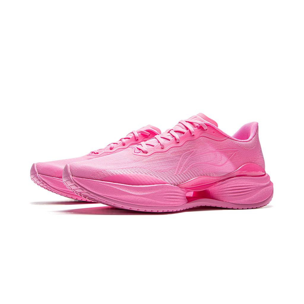 Li Ning Ultra Light 22 Racing Lightweight Cushioning Running Shoes Women Sneakers Rose-Red ARBV002-37