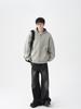 Men's Heavyweight Double Zipper Hooded Sweatshirt Jacket - Cool, Thickened Autumn Winter Color Block Casual Cardigan