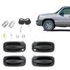 Exterior Door Handle Set with Lock Cylinders for Chevy For Silverado 1999 2007 Includes Replacement Keys Compatible with