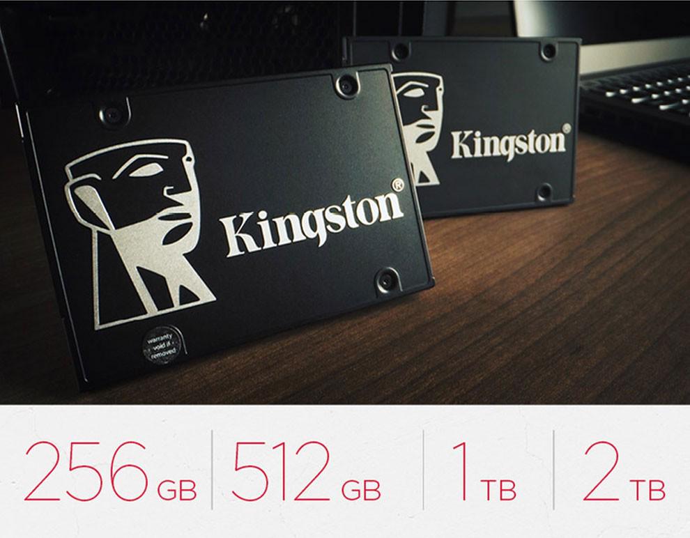Kingston KC600 Series 512GB SATA SSD with 550MB/s Read Speed
