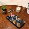 Gintama Phone Case For iPhone 17,16,15,14,13,12,11 Plus,Pro Max,XS,Soft Silicone Black Cover