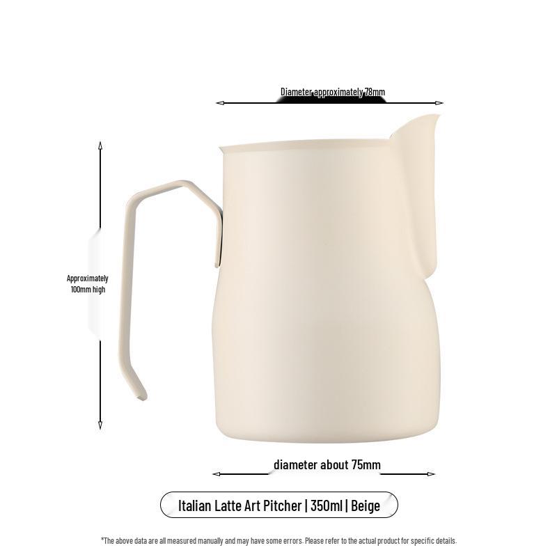Professional Latte Art Pitcher - Eagle Beak Milk Frothing Cup, 304 Stainless Steel