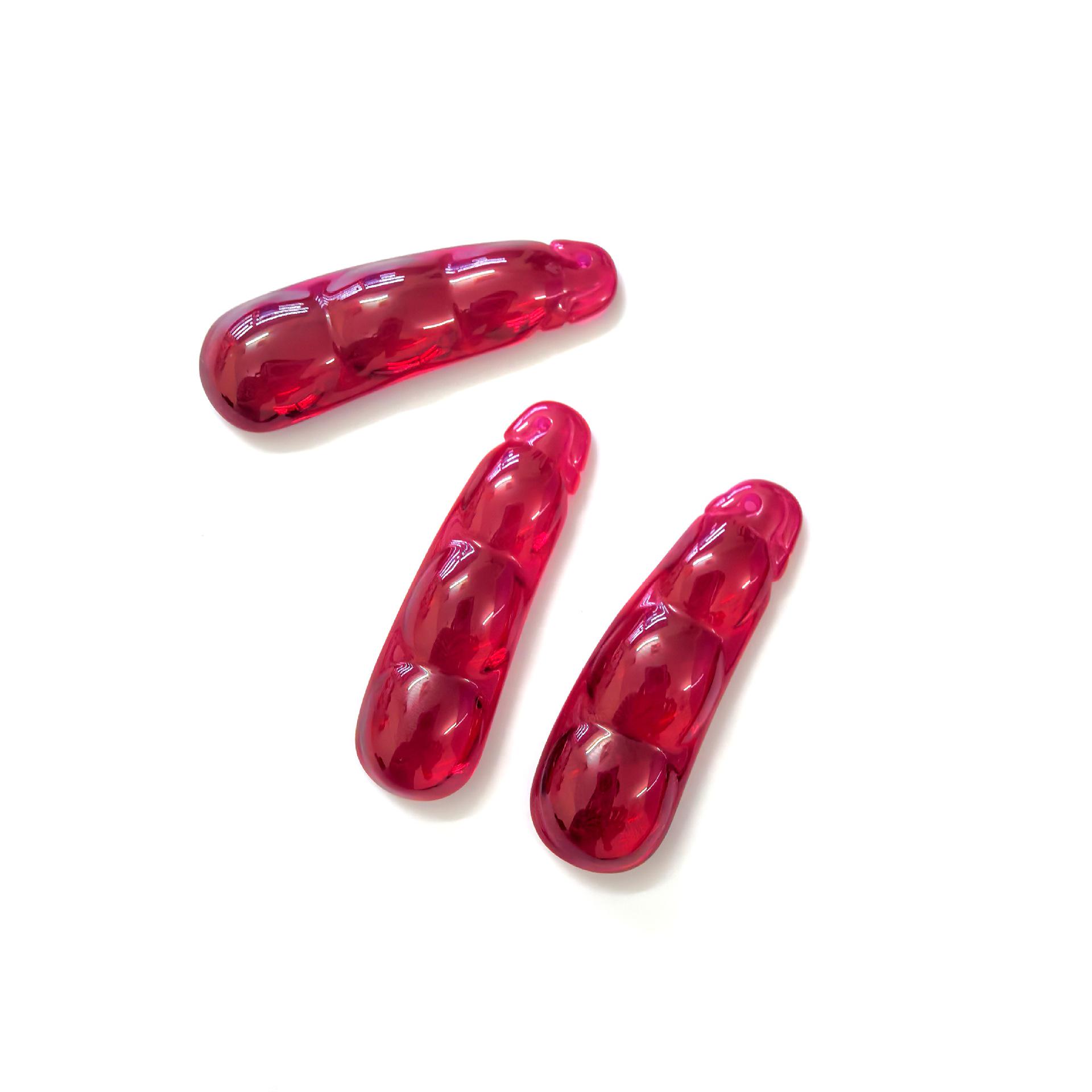 

Подвеска Красный Корунд Рубин Бобы Фу - Дизайн Мешочек Удачи на Четыре Сезона 00888