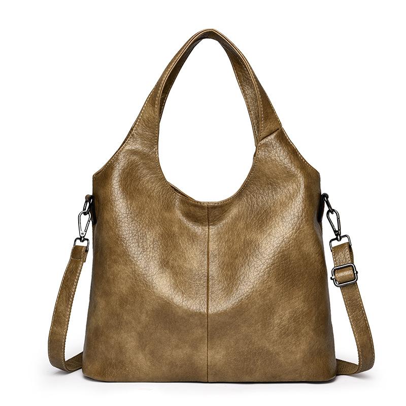 Soft Pu Tote Bag Shoulder Bag for Women Spacious Design for Daily Use хаки 2600₽