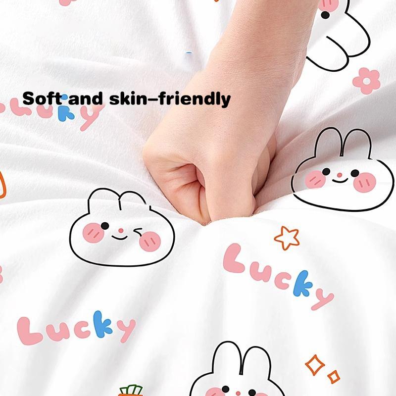 New Disposable 3/4-piece Bedding Set, Extra Thick Disposable Sheets, Duvet Covers, And Pillowcases For Hotels And Travel.