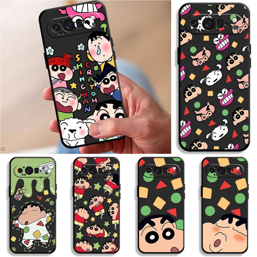Cute C-CrayonS S-ShinChanS Funda Phone Cover Case for Google Pixel 10A 10 9 Pro XL 8a 6 7 8 Pro 6a 9a 7a
